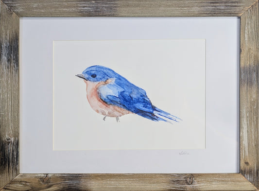 The Bluebird From The East Fine Art Print