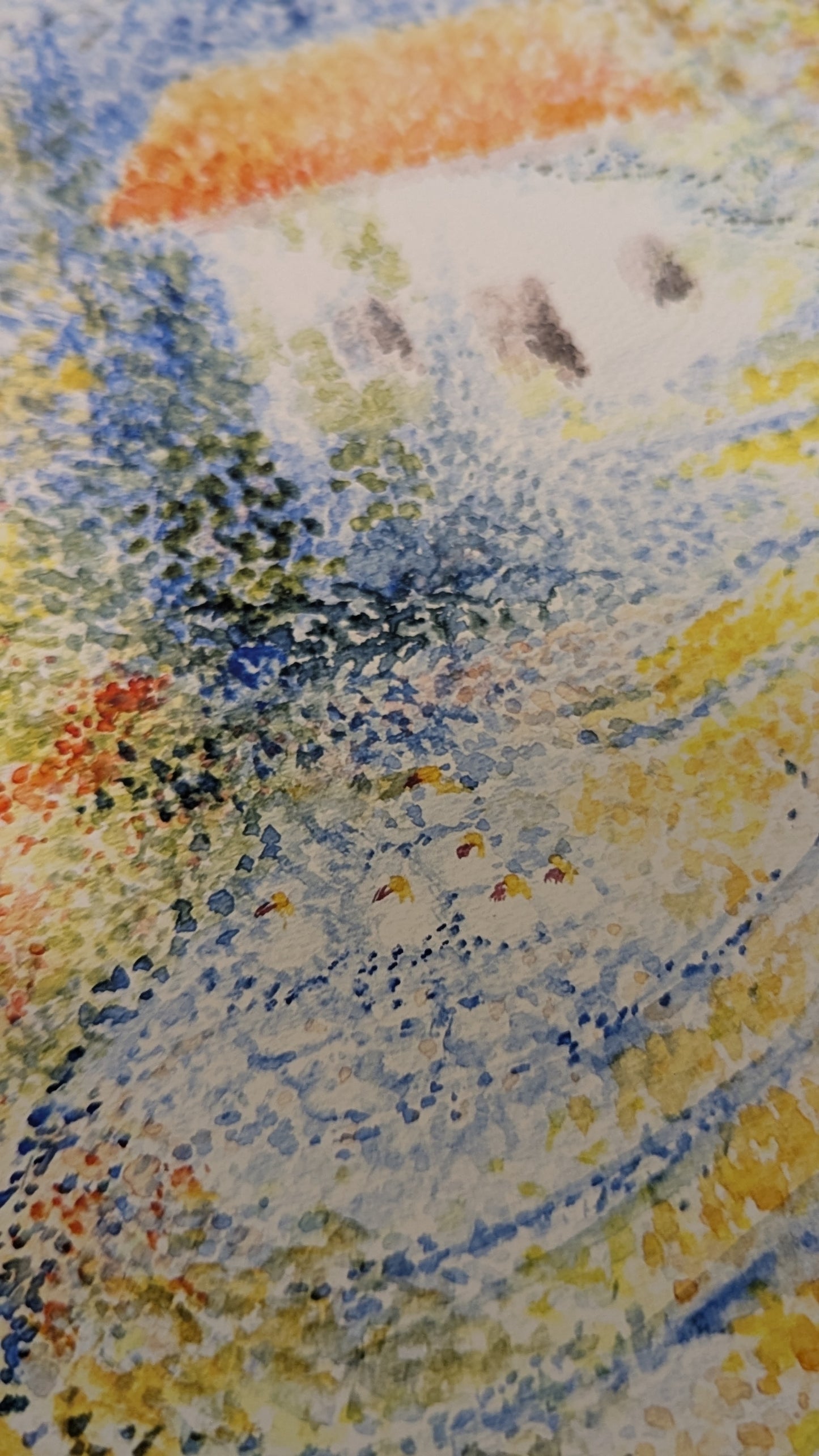 A Study Of Monet's The Geese Fine Art Print